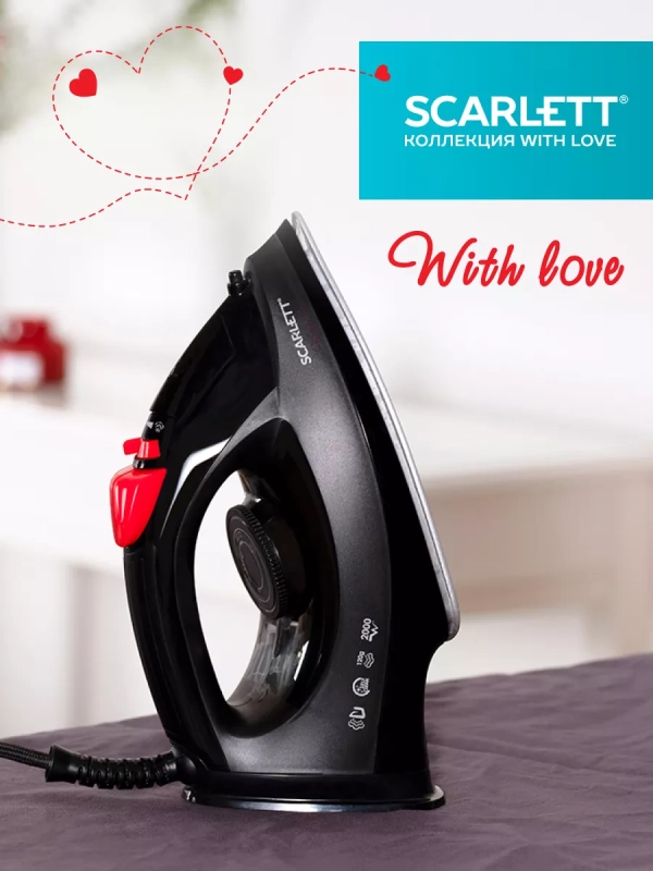 Утюг паровой 2000 Вт с керамическим покрытием SC-SI30K70 Утюг паровой 2000 Вт с керамическим покрытием SC-SI30K70