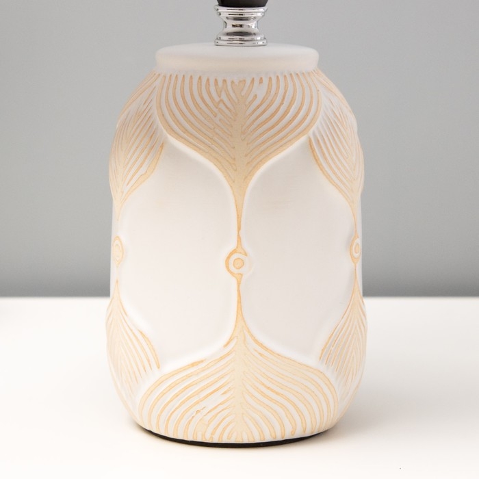 Настольная лампа Настольная лампа "Анфия" Е14 40Вт белый 20х20х32 см