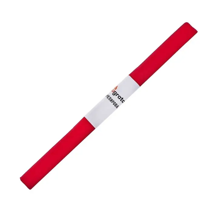 Бумага крепированная 50&times;200 см, в рулоне, 30 г/м&sup2;, бордовая