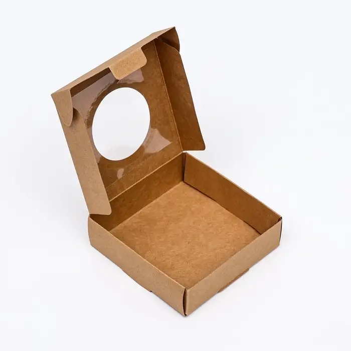 Коробочка самосборная, крафт, 10×10×3 см Коробочка самосборная, крафт, 10×10×3 см