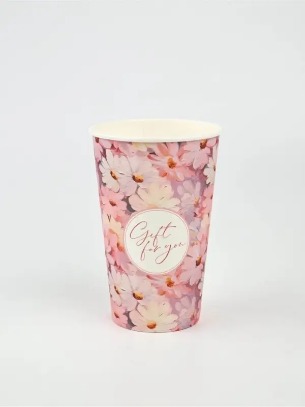 Стакан для цветов влагостойкий &laquo;Цветы&raquo;, 400 мл