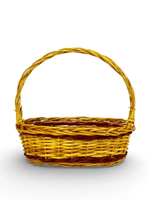 Набор корзин 3 шт ИВА 43x38x15 37х29x13 31х24x12 см ПЛЕТ ручка h=20/18/16 см