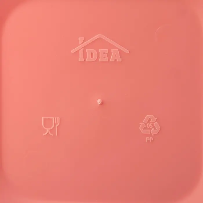 Ланч - бокс в школу IDEA &laquo;Капкейки&raquo;, 800 мл, 12.5&times;13&times;8.5 см, 2 отделения, пластик, бело-розовый