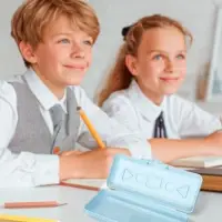 Пенал - футляр Calligrata &laquo;Прованс&raquo;, 21&times;9&times;4.5 см, непрозрачный, пластиковый, МИКС