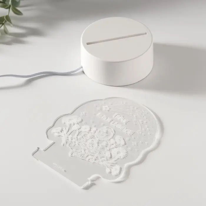 Светильник 3D RISALUX &laquo;Нельзя сдаваться&raquo;, LED-ночник, RGB, от сети