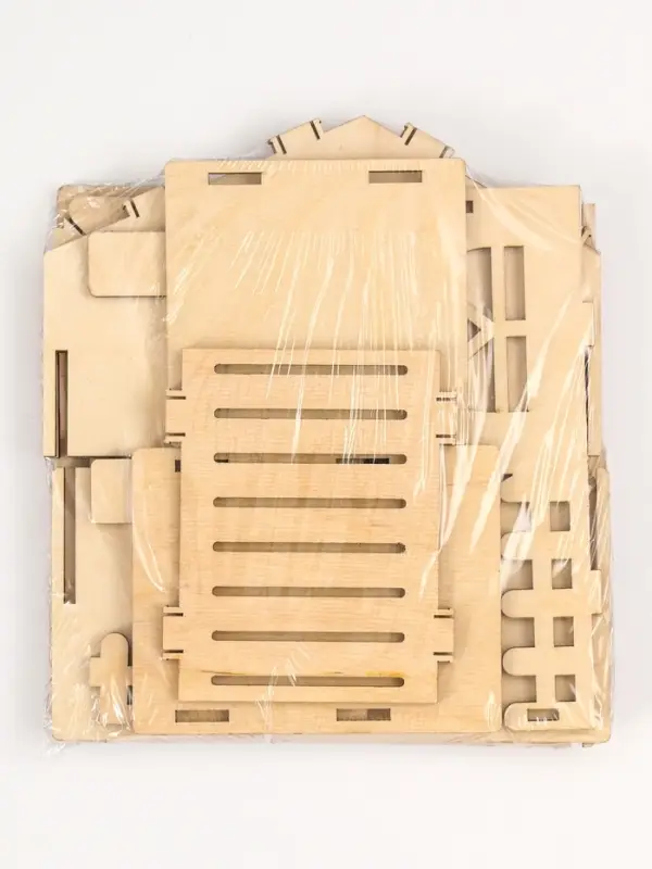 Домик для грызунов, 16&times;15.2&times;18 см, дерево