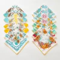 Платки носовые женские &laquo;Этель. Цветочный узор&raquo;, 30&times;30 см, набор 12 шт.,100% хлопок, рисунок МИКС