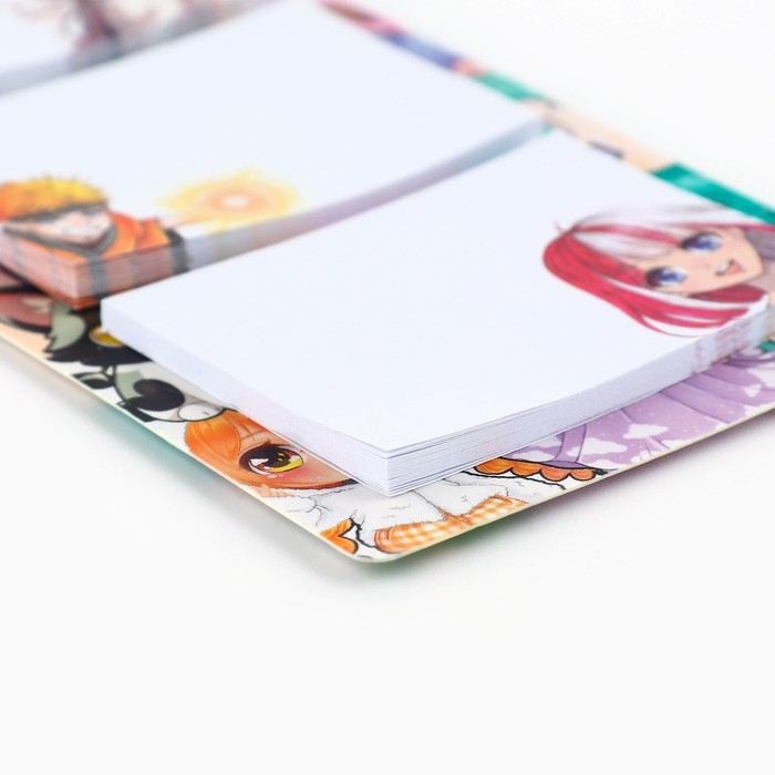 Стикеры с липким слоем «Аниме», 3 шт, 30 л Стикеры с липким слоем «Аниме», 3 шт, 30 л