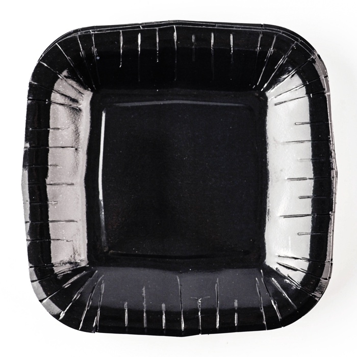 Набор посуды одноразовый «Чёрный», 12 стаканов, 12 тарелок Набор посуды одноразовый «Чёрный», 12 стаканов, 12 тарелок