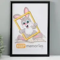 Фоторамка для фото 21&times;30 см Keep memories &laquo;Радуга&raquo;, пластик, чёрный, (пластиковый экран)