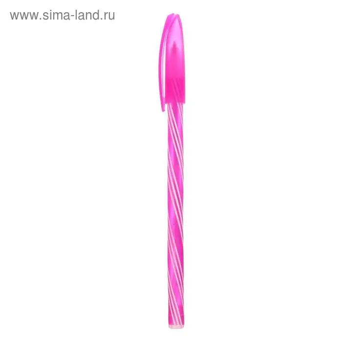 Набор ручек шариковых, 0.5 мм, 4 штуки Набор ручек шариковых, 0.5 мм, 4 штуки "Спираль", стержень синий, флуоресцентный корпус, МИКС