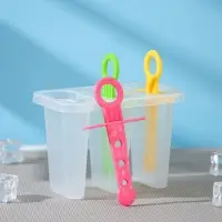 Форма для мороженого Доляна &laquo;Симпл&raquo;, 11&times;11&times;6.5 см, 3 ячейки, прозрачная