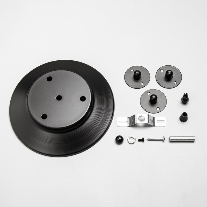 Комплект для светильника Комплект для светильника "Паук-3" черный 20х20х4см