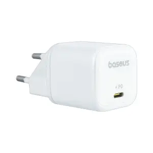 Переходник сетевого зарядного устройства на Type-C 45W GAN P10176800213-00 Baseus белый