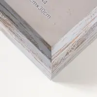 Фоторамка пластик формат А4 см "Прованс" серо-голубой 33,7х24,8х3 см