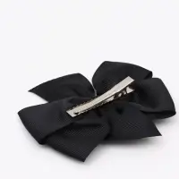 Бант для волос на заколке чёрный, Принцессы Бант для волос на заколке чёрный, Принцессы