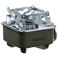 Плита газовая портативная maclay, для кемпинга, 15&times;15&times;9 см, квадратная