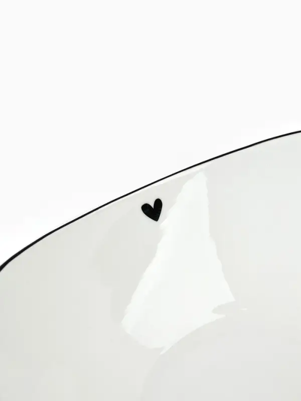 Тарелка суповая керамическая &laquo;С любовью&raquo;, 17.5&times;17.5&times;5.5 см, 500 мл, ручная работа