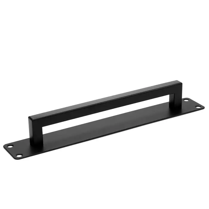 Ручка дверная, чёрная, 260&times;40 мм