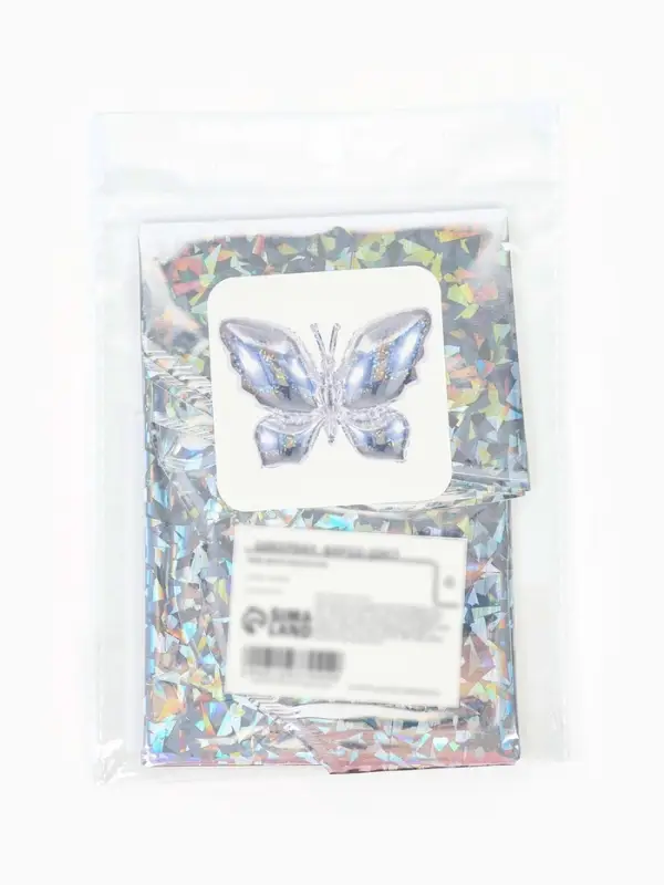 Воздушный шар фольгированный 26" "Бабочка" голография