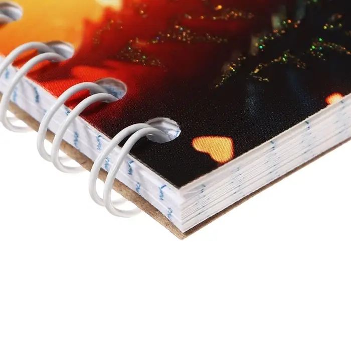 Блокнот А6  Блокнот А6 "Золотоя малышка", 48 листов в клетку, обложка мелованный картон, блестки