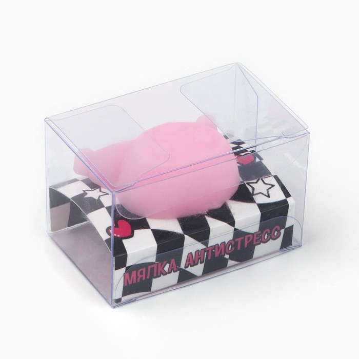 Мялка антистресс «Нахальный, но очаровательный», розовая, 4,4 х 3,5 см Мялка антистресс «Нахальный, но очаровательный», розовая, 4,4 х 3,5 см