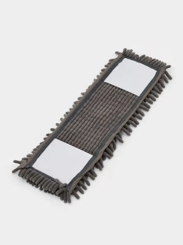 Насадка для плоской швабры &laquo;Доляна&raquo;, 42&times;12 см, микрофибра букли, 80 г, серая