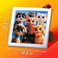 Пазл в рамке "Милые котята", 54 элемента