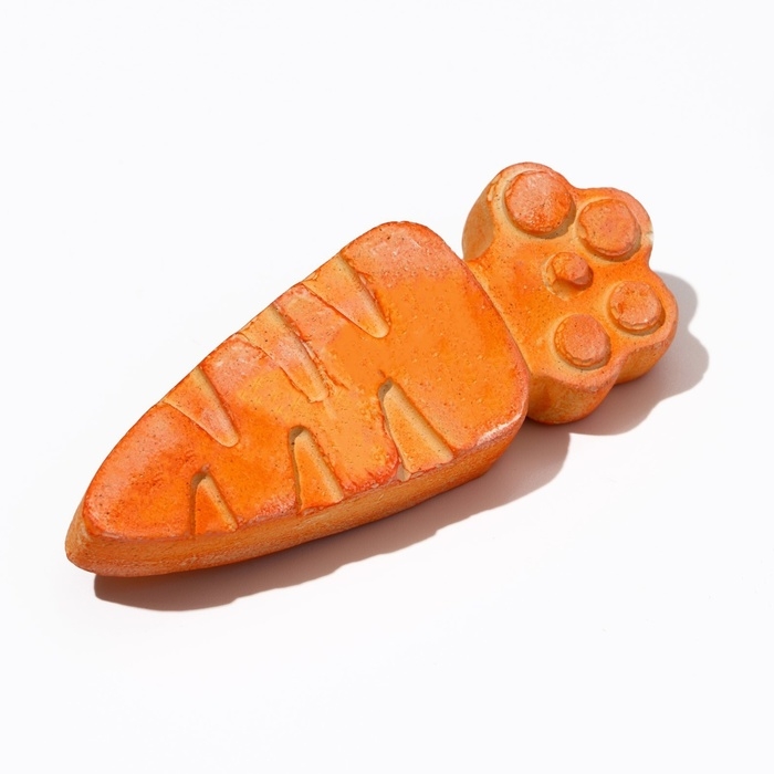 Минеральный камень Минеральный камень "Пижон" для грызунов, морковка, 35 г