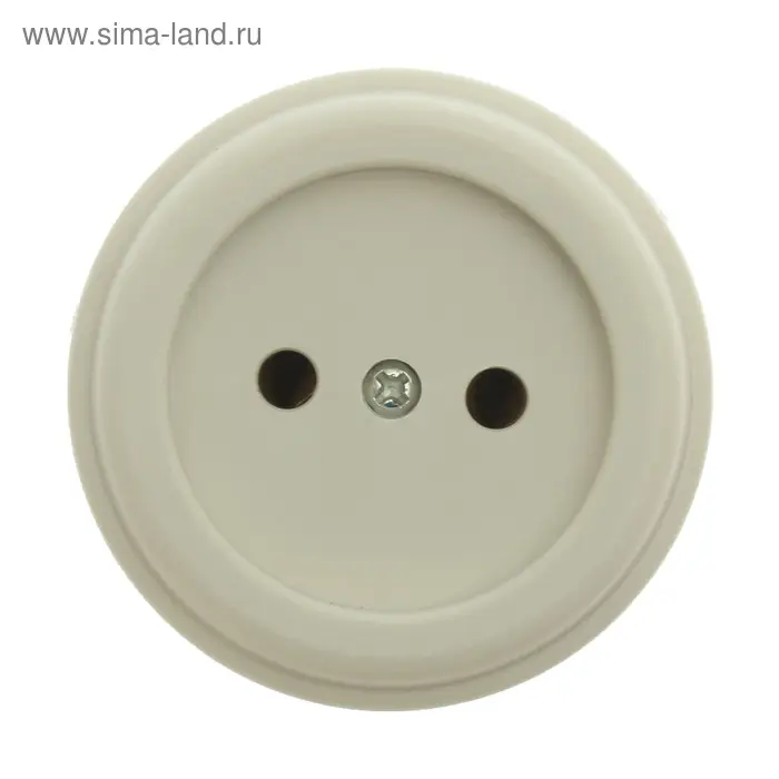 Розетка  Розетка "Хит", 220 В, 16 А, накладная, без защ/шторок, белая