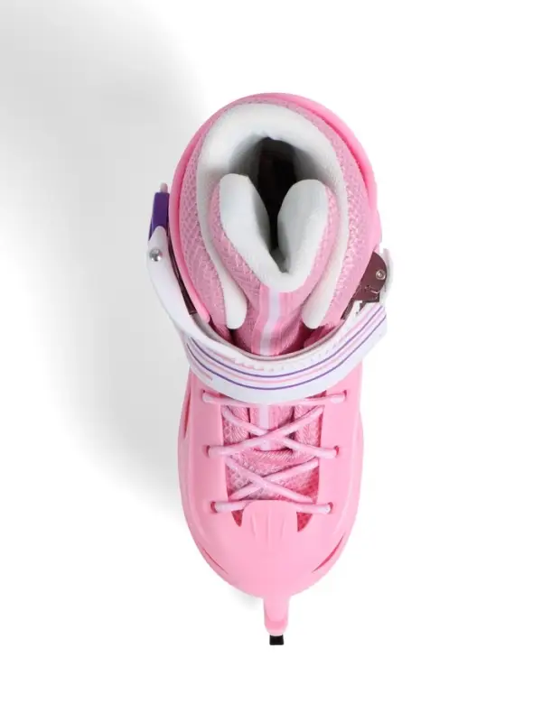 Коньки детские раздвижные BlackAqua, р. 30-33, для фитнеса, розовые Коньки детские раздвижные BlackAqua, р. 30-33, для фитнеса, розовые