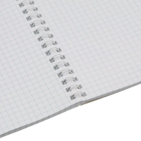 Тетрадь общая Attache,80л,клет,А4,спир,обл.мел.карт