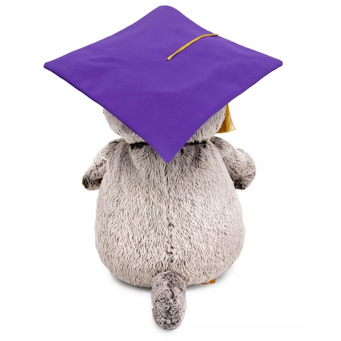 Мягкая игрушка  Мягкая игрушка "Басик в академической шапочке", 25 см Ks25-287