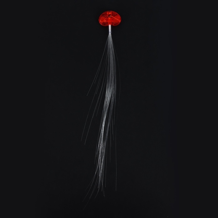 Прядь для волос на заколке, светящиеся, 3,5 х 33 см Прядь для волос на заколке, светящиеся, 3,5 х 33 см