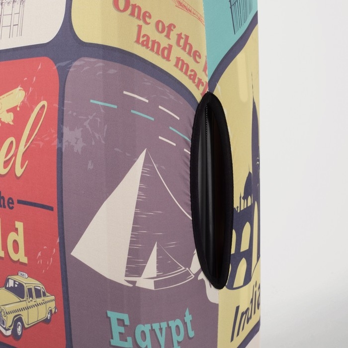 Чехол на чемодан 20 Чехол на чемодан 20", цвет разноцветный