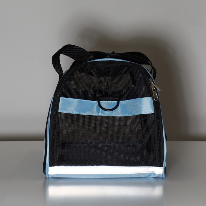 Сумка-переноска сетчатая, 48 х 25 х 29 см, голубая Сумка-переноска сетчатая, 48 х 25 х 29 см, голубая