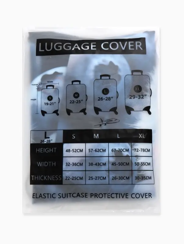 Чехол для чемодана &laquo;Пушистик&raquo;, 28", синий