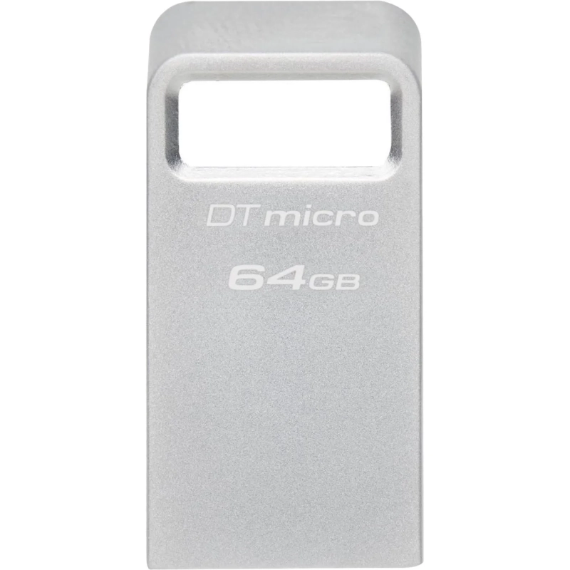 Флеш-память Kingston DataTraveler Micro G2, 64 Гб, USB 3.2, до 200 МБ/с