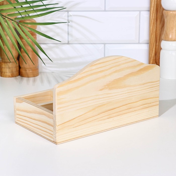 Подставка для чайных пакетиков с 6-тью отсеками 235х140х50мм Подставка для чайных пакетиков с 6-тью отсеками 235х140х50мм