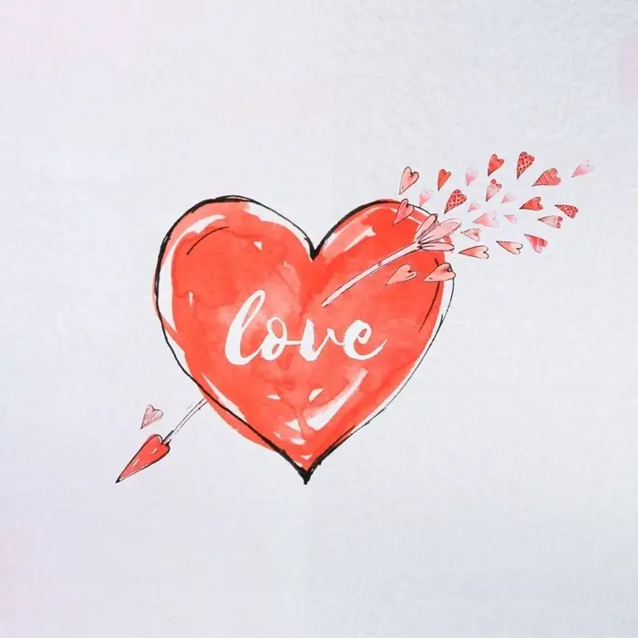 Коробка подарочная складная, упаковка, &laquo;Любовь вокруг&raquo;, 31&times;25.5&times;16 см