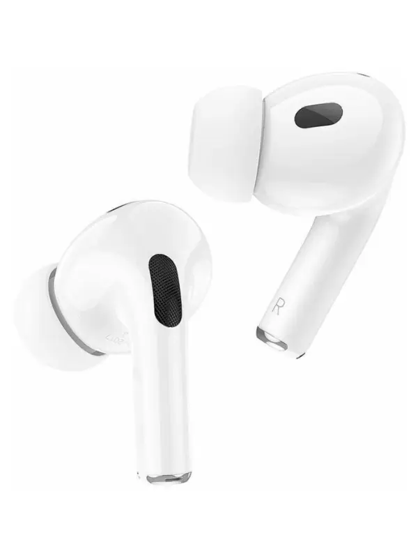 Наушники беспроводные Hoco EW50, TWS, вакуумные, Bluetooth 5.3, 40/300 мАч, шумоподавление, белые