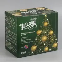 Гирлянда &laquo;Занавес&raquo; 2&times;1.5 м с насадками &laquo;Ёжики&raquo;, IP20, прозрачная нить, 360 LED, свечение мульти (RG/RB), мигание, 220 В