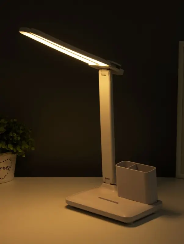 Настольная лампа сенсорная &laquo;Раздвижная&raquo; LED 15 Вт АКБ USB белый 45&times;30&times;17 см RISALUX