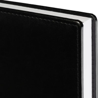 Ежедневник недатированный черный, А5,148x218, 352стр, Agenda