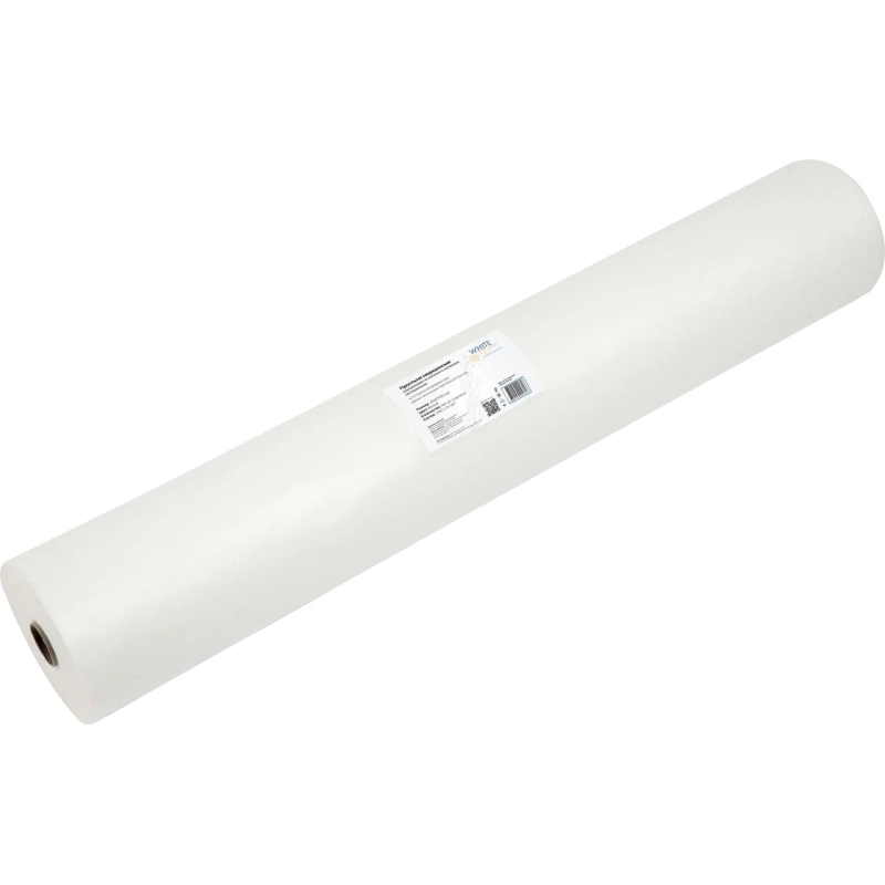 Простыня в рулоне 70х200, белый (100шт/рул), SMS, пл.10, А3, 12286