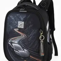 Рюкзак школьный для мальчика &laquo;Машина&raquo;, Stavia, эргономичная спинка, 30&times;16&times;38 см, чёрный