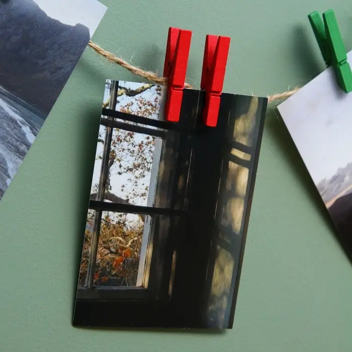 Прищепки для декора, набор 50 шт., красные &mdash; 2.5 см