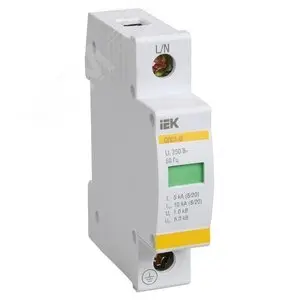 Ограничитель перенапряжений ОПС1-D 1P 5кА 230В