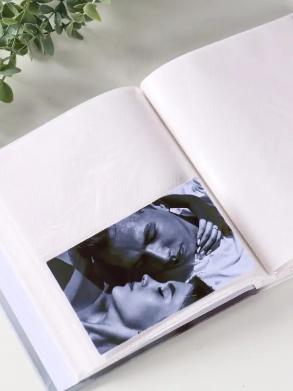 Фотоальбом 200 фото 10X15см, "Белая кошечка",ПП карм.