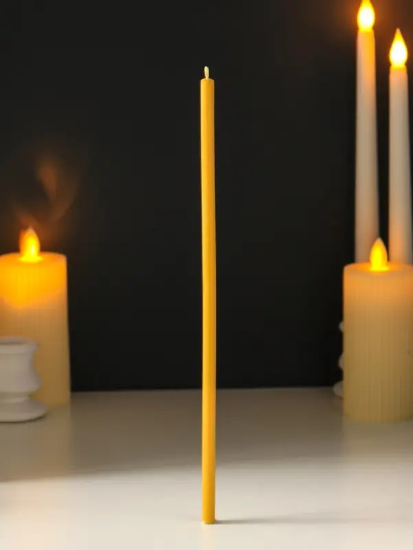 Свечи церковные медовые №30, упаковка 1 кг, парафин, медовое масло